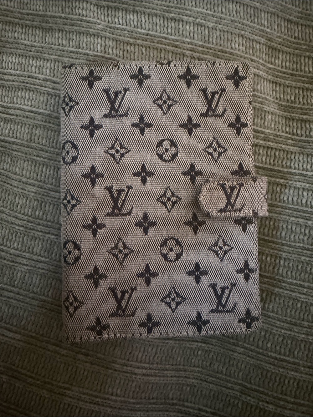 Louis Vuitton Mini Lin Monogram Canvas Agenda PM Cover